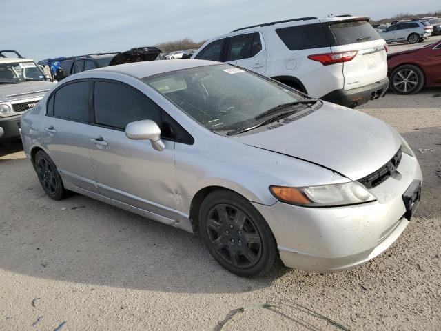 2HGFA16598H336772 - 2008 HONDA CIVIC LX SILVER photo 4