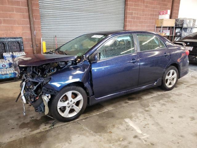 2T1BU4EE3BC677805 - 2011 TOYOTA COROLLA BASE BLUE photo 1