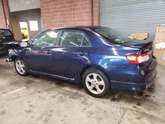 2T1BU4EE3BC677805 - 2011 TOYOTA COROLLA BASE BLUE photo 2