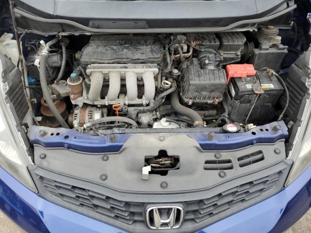 JHMGE8H54CC004004 - 2012 HONDA FIT SPORT BLUE photo 11