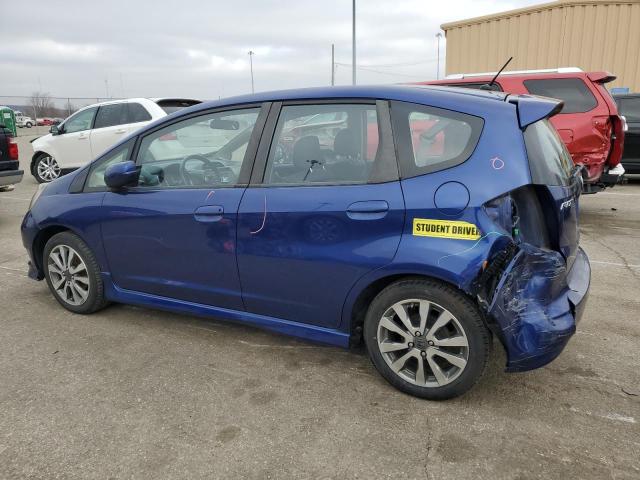 JHMGE8H54CC004004 - 2012 HONDA FIT SPORT BLUE photo 2