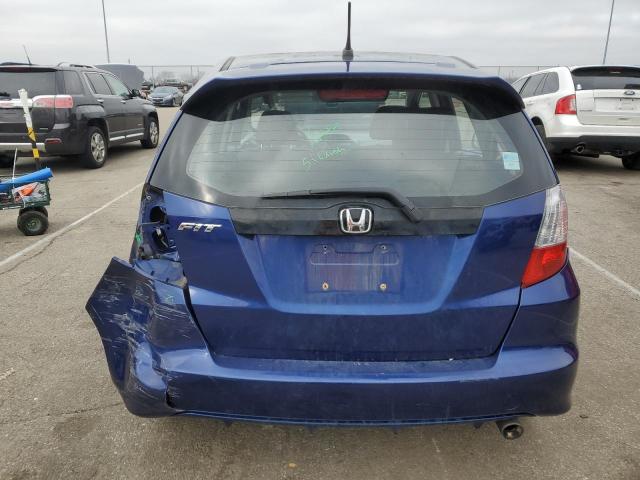 JHMGE8H54CC004004 - 2012 HONDA FIT SPORT BLUE photo 6