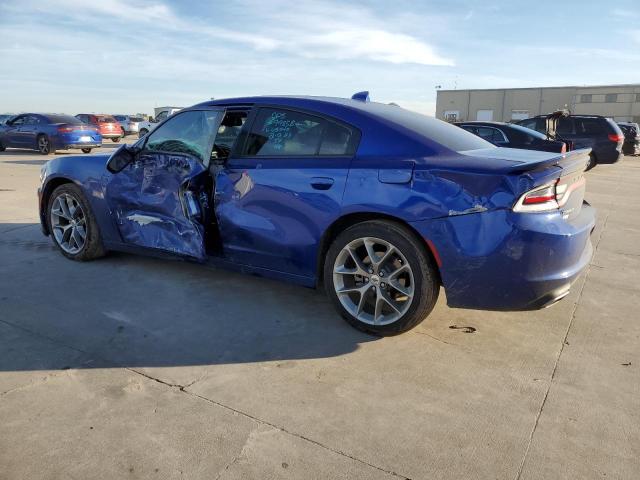 2C3CDXBG1MH565545 - 2021 DODGE CHARGER SXT BLUE photo 2