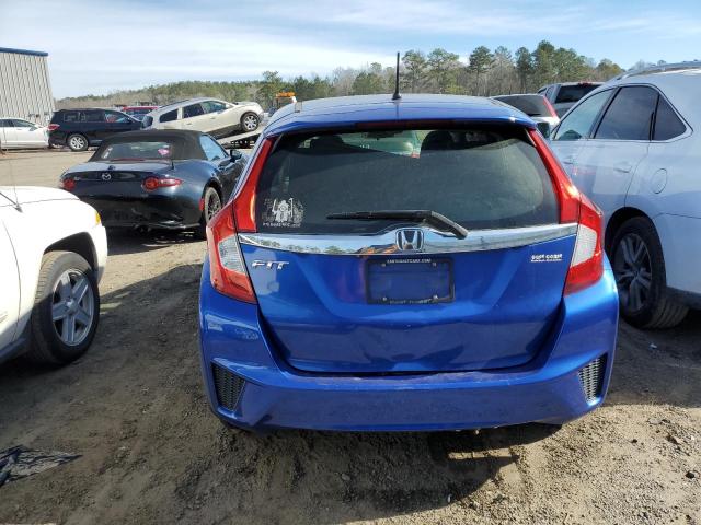 JHMGK5H7XGX026225 - 2016 HONDA FIT EX BLUE photo 6