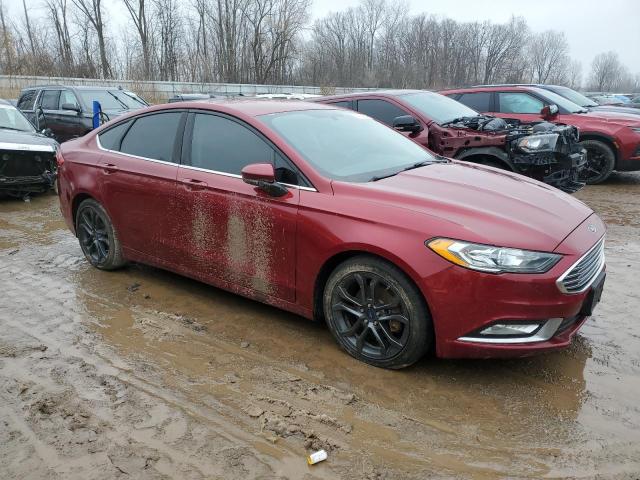 3FA6P0H79JR182831 - 2018 FORD FUSION SE MAROON photo 4