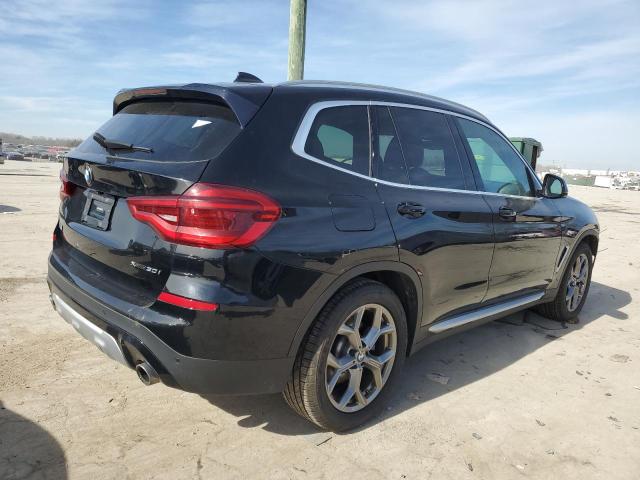 5UXTY5C05M9F13679 - 2021 BMW X3 XDRIVE30I BLACK photo 3