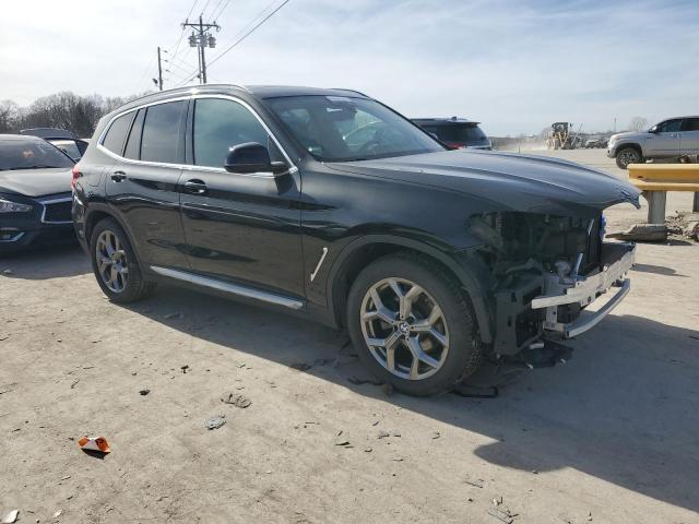 5UXTY5C05M9F13679 - 2021 BMW X3 XDRIVE30I BLACK photo 4