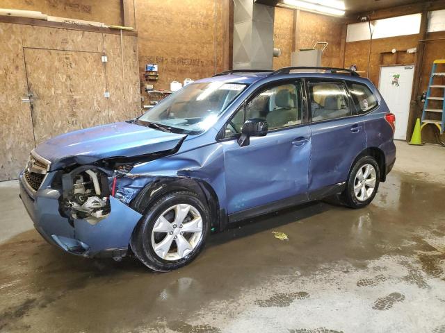 JF2SJABC7FH478432 - 2015 SUBARU FORESTER 2.5I BLUE photo 1