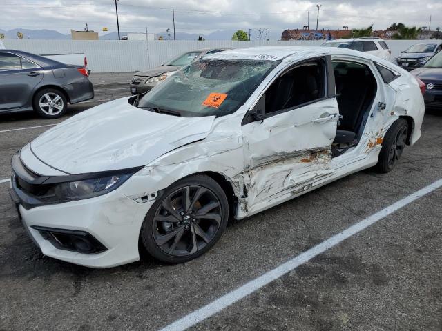 2HGFC2F8XMH513687 - 2021 HONDA CIVIC SPOR WHITE photo 1