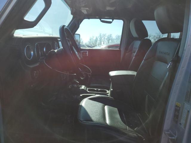 1C4JJXP60NW172988 - 2022 JEEP WRANGLER U SAHARA 4XE SILVER photo 7