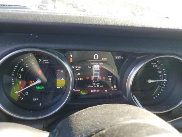 1C4JJXP60NW172988 - 2022 JEEP WRANGLER U SAHARA 4XE SILVER photo 9