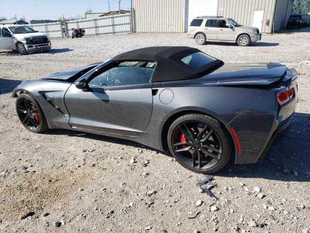 1G1YD3D72J5102638 - 2018 CHEVROLET CORVETTE STINGRAY 2LT GRAY photo 2