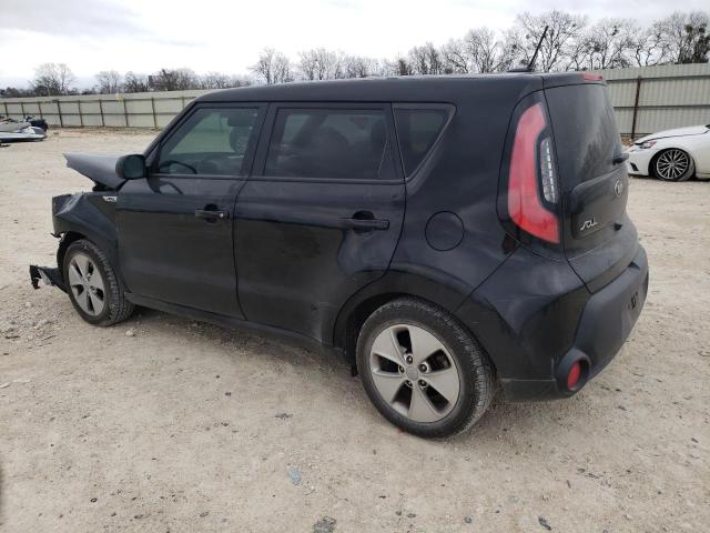 KNDJN2A21F7234570 - 2015 KIA SOUL BLACK photo 2