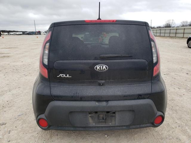 KNDJN2A21F7234570 - 2015 KIA SOUL BLACK photo 6