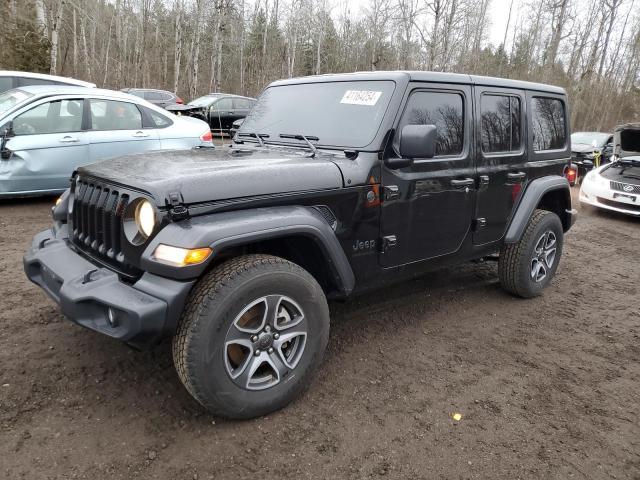 1C4HJXDG5PW506740 - 2023 JEEP WRANGLER SPORT BLACK photo 1