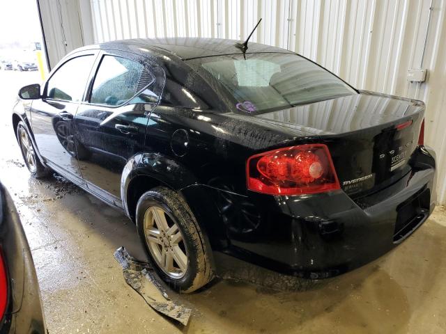 1C3CDZCB2DN554673 - 2013 DODGE AVENGER SXT BLACK photo 2