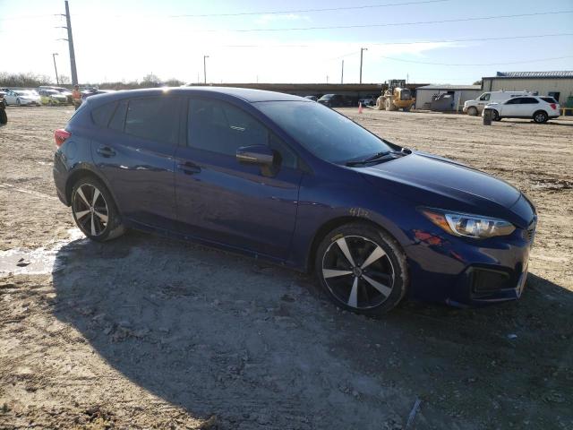 4S3GTAM63J3707278 - 2018 SUBARU IMPREZA SPORT BLUE photo 4