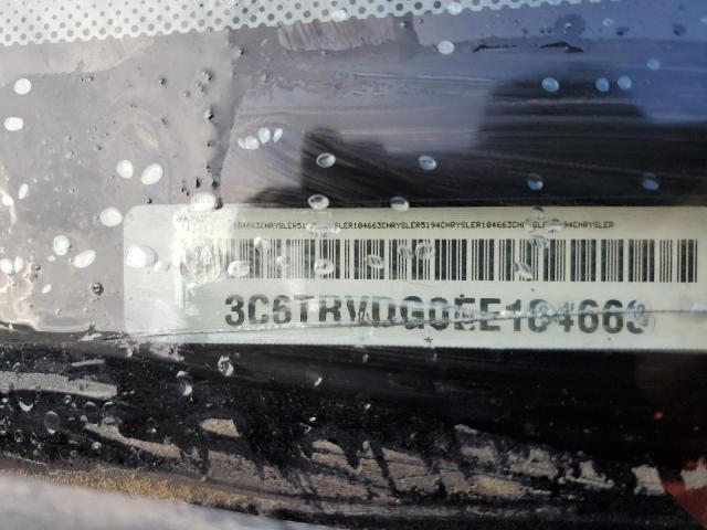 3C6TRVDG0EE104663 - 2014 RAM PROMASTER 2500 HIGH Ağ foto 12