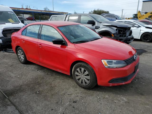 3VW2K7AJXEM208827 - 2014 VOLKSWAGEN JETTA BASE Qırmızı foto 4