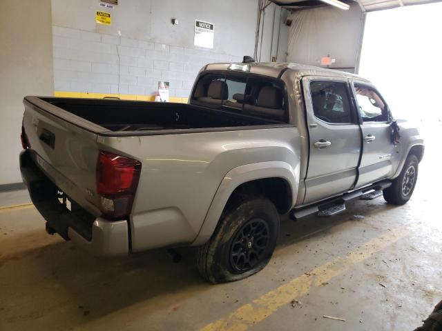 3TMAZ5CN8NM186115 - 2022 TOYOTA TACOMA DOUBLE CAB 银色 照片 3