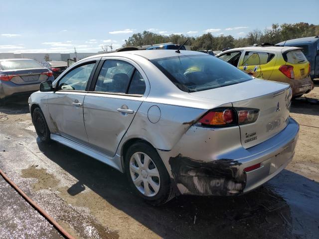 JA32U2FU0EU014403 - 2014 MITSUBISHI LANCER ES/ES SPORT SILVER photo 2