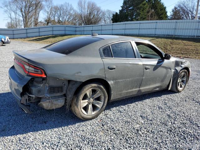 2C3CDXHG4HH523934 - 2017 DODGE CHARGER SXT GRAY photo 3