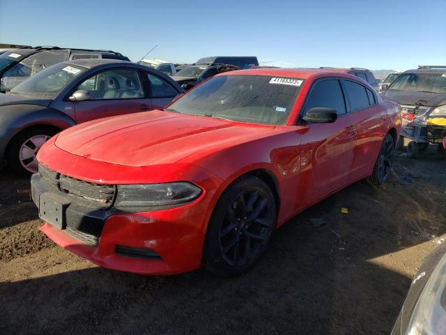 2C3CDXBG6NH143093 - 2022 DODGE CHARGER SXT RED photo 1
