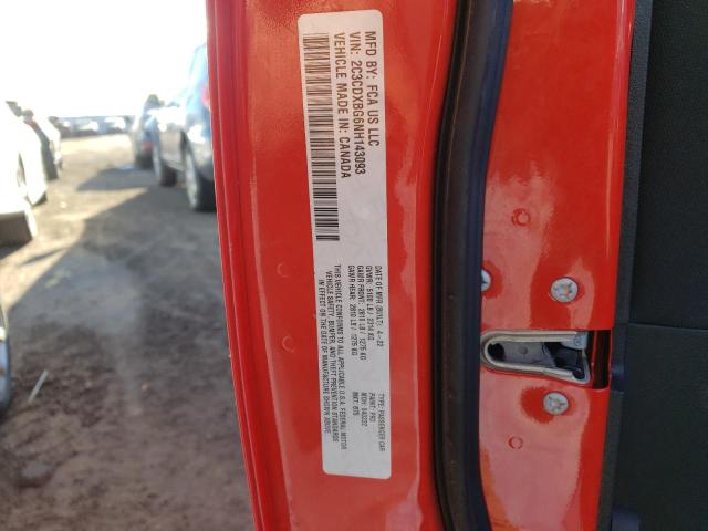 2C3CDXBG6NH143093 - 2022 DODGE CHARGER SXT RED photo 12