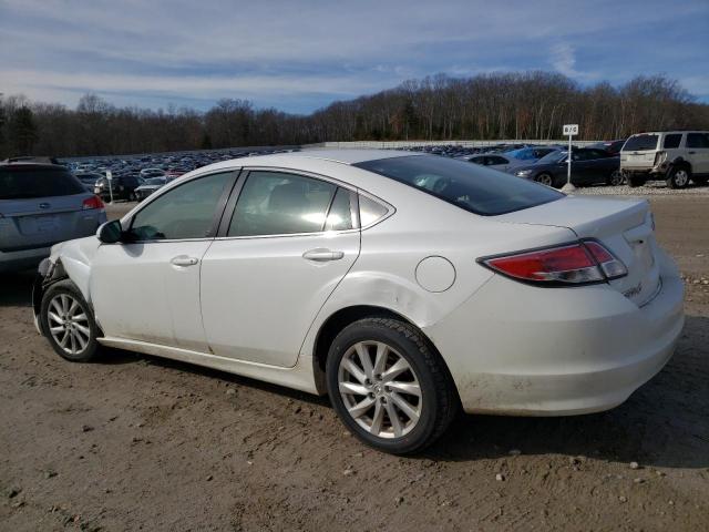 1YVHZ8CH0B5M14632 - 2011 MAZDA 6 I WHITE photo 2