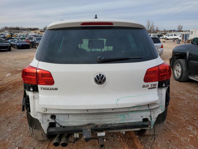 WVGBV7AX7CW548444 - 2012 VOLKSWAGEN TIGUAN S WHITE photo 6