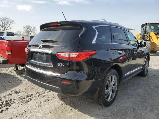 5N1CL0MM4EC523640 - 2014 INFINITI QX60 HYBRID BLACK photo 3