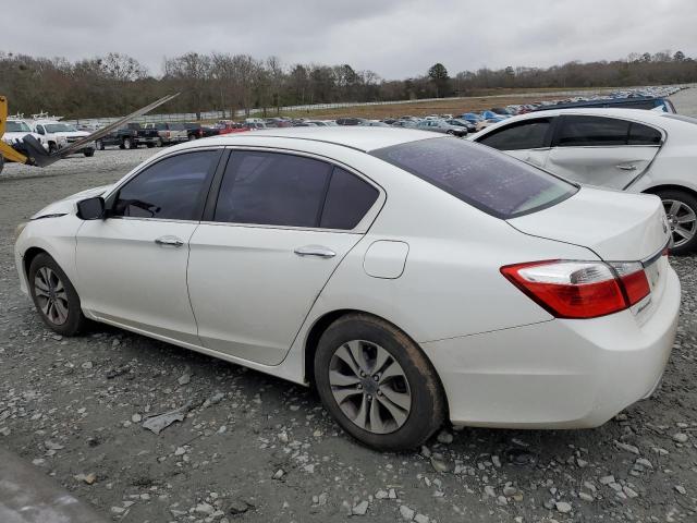 1HGCR2F39EA264482 - 2014 HONDA ACCORD LX WHITE photo 2