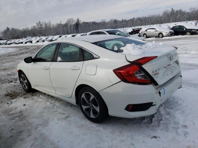 2HGFC2F61LH509007 - 2020 HONDA CIVIC LX WHITE photo 2