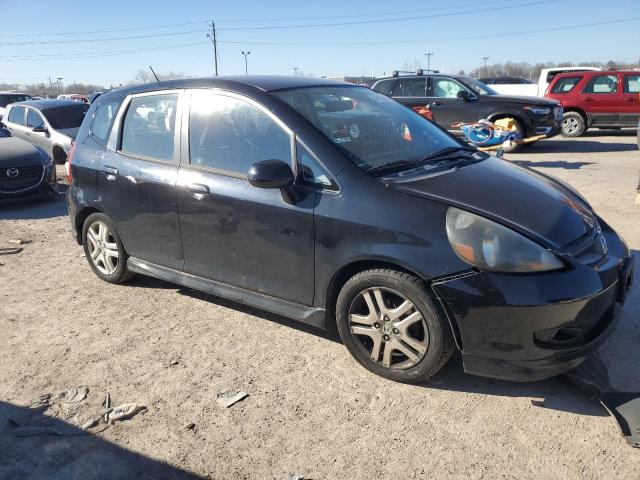 JHMGD38657S022540 - 2007 HONDA FIT S 黑色 照片 4