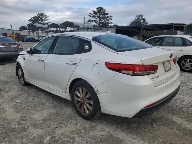 5XXGU4L34GG080458 - 2016 KIA OPTIMA EX WHITE photo 2