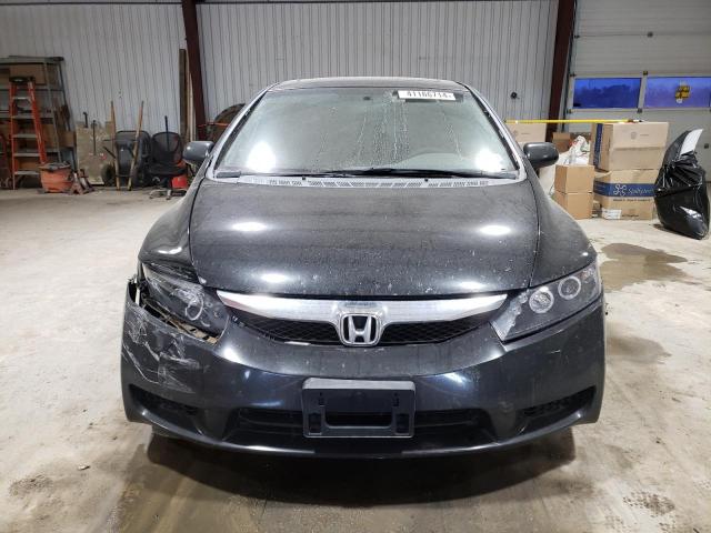 2HGFA16849H537720 - 2009 HONDA CIVIC EX BLACK photo 5