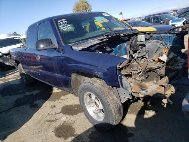 2GTEC19T411154684 - 2001 GMC NEW SIERRA C1500 BLUE photo 4