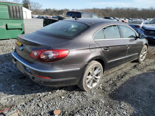 WVWHL7ANXAE509157 - 2010 VOLKSWAGEN CC LUXURY CHARCOAL photo 3