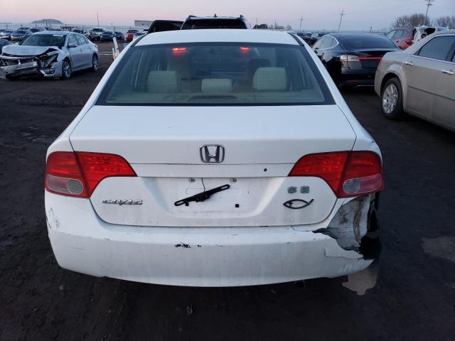 1HGFA16816L071646 - 2006 HONDA CIVIC EX WHITE photo 6