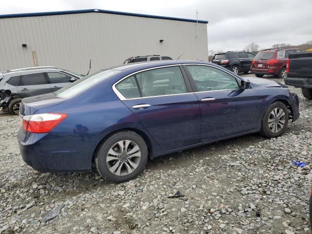 1HGCR2F3XDA175566 - 2013 HONDA ACCORD LX BLUE photo 3