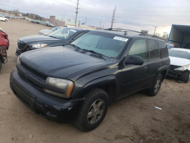 1GNDT13S662186286 - 2006 CHEVROLET TRAILBLAZE LS BLACK photo 1