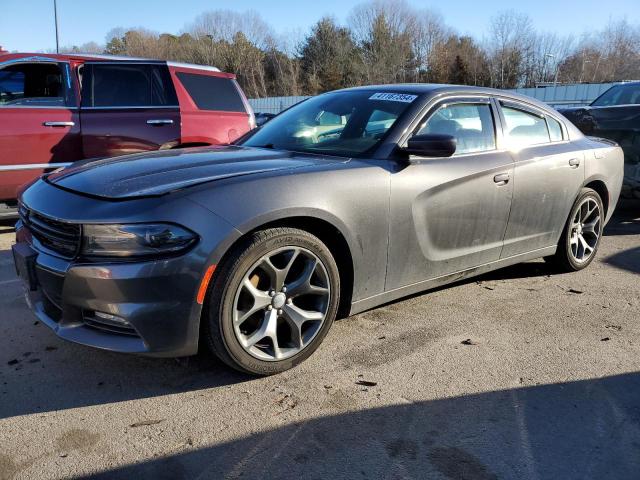 2C3CDXHG1FH916724 - 2015 DODGE CHARGER SXT GRAY photo 1