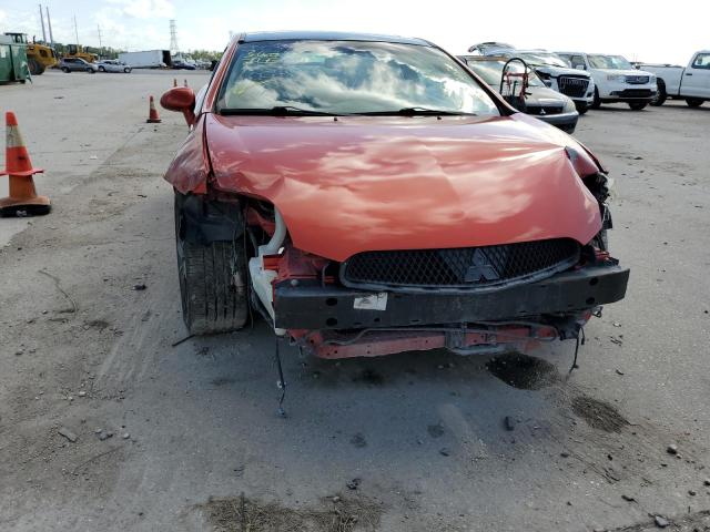 4A31K3DT3BE004440 - 2011 MITSUBISHI ECLIPSE GT ORANGE photo 9