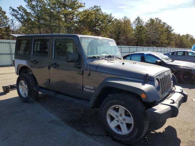 1C4BJWDG8GL238557 - 2016 JEEP WRANGLER U SPORT GRAY photo 4