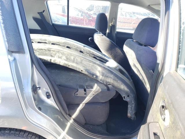 3N1BC13E18L427427 - 2008 NISSAN VERSA S GRAY photo 10