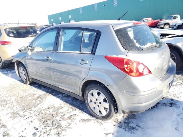 3N1BC13E18L427427 - 2008 NISSAN VERSA S GRAY photo 2