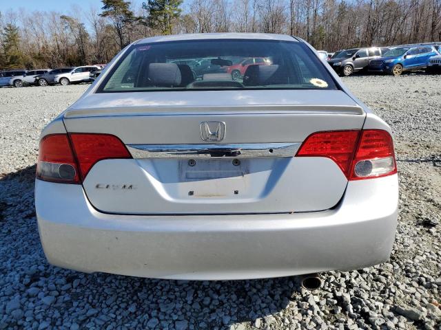 2HGFA16669H529553 - 2009 HONDA CIVIC LX-S فضي صورة 6