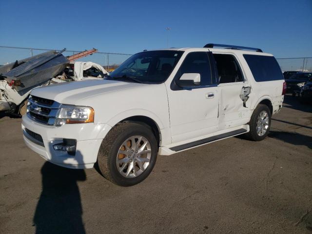 1FMJK1KT1HEA50010 - 2017 FORD EXPEDITION EL LIMITED WHITE photo 1