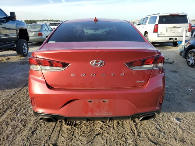 5NPE34AF7JH624695 - 2018 HYUNDAI SONATA SPORT RED photo 6