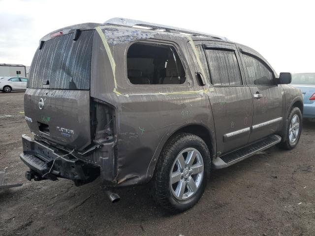 5N1BA0NEXDN613211 - 2013 NISSAN ARMADA PLATINUM BROWN photo 3